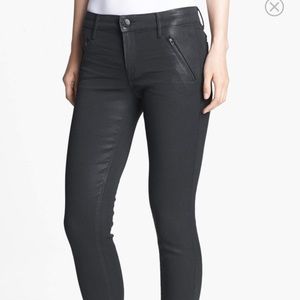 Habitual Amalia Coated Black Skinny Jeans